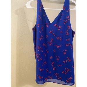 Double v neck blouse